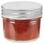 Vasi per Marmellata in Vetro Coperchio Argento 24 pz 110 ml