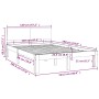 Giroletto in Legno Massello 120x190 cm Small Double
