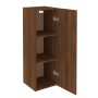 Mobili TV 2 pz Rovere Marrone 30,5x30x90 cm Legno Multistrato