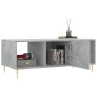 Tavolino Salotto Grigio Cemento 102x50x40 cm Legno Multistrato