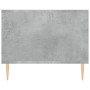 Tavolino Salotto Grigio Cemento 102x50x40 cm Legno Multistrato