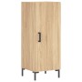 Credenza Rovere Sonoma 34,5x34x90 cm in Legno Multistrato