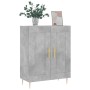 Credenza Grigio Cemento 69,5x34x90 cm in Legno Multistrato