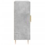 Credenza Grigio Cemento 69,5x34x90 cm in Legno Multistrato