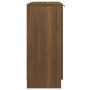Credenza Rovere Marrone 60x30x70 cm in Legno Multistrato