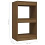 Libreria Marrone Miele 40x30x71,5 cm in Legno Massello di Pino