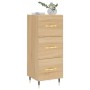 Credenza Rovere Sonoma 34,5x34x90 cm in Legno Multistrato