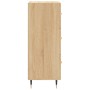 Credenza Rovere Sonoma 34,5x34x90 cm in Legno Multistrato