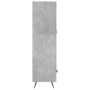 Credenza Grigio Cemento 69,5x31x115 cm in Legno Multistrato