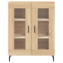 Credenza Rovere Sonoma 69,5x34x90 cm in Legno Multistrato