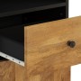Mobile da Bagno 38x33x160 cm in Legno Massello di Mango