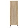 Credenza Rovere Sonoma 60x36x110 cm in Legno Multistrato