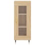 Credenza Rovere Sonoma 34,5x34x90 cm in Legno Multistrato