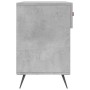 Panca Porta Scarpe Grigio Cemento 102x35x55cm Legno Multistrato