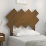 Testiera per Letto Miele 92x3x81 cm in Legno Massello di Pino