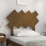 Testiera per Letto Miele 92x3x81 cm in Legno Massello di Pino