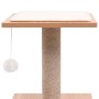 Albero per Gatti con Tappeto Tiragraffi in Sisal 62 cm