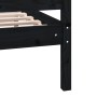 Giroletto Nero in Legno Massello 100x200 cm