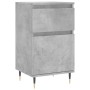 Credenza Grigio Cemento 40x35x70 cm in Legno Multistrato