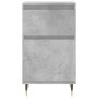 Credenza Grigio Cemento 40x35x70 cm in Legno Multistrato