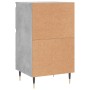 Credenza Grigio Cemento 40x35x70 cm in Legno Multistrato