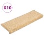Tappetini per Scale 10 pz 65x21x4 cm Marroni
