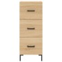 Credenza Rovere Sonoma 34,5x34x90 cm in Legno Multistrato