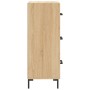 Credenza Rovere Sonoma 34,5x34x90 cm in Legno Multistrato