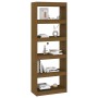 Libreria/Divisorio Miele 60x30x167,5 cm Legno Massello di Pino