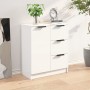 Credenza 60x30x70 cm in Legno Multistrato Bianco Lucido