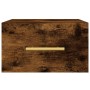 Comodini a Muro 2 pz Rovere Fumo 35x35x20 cm