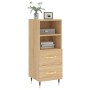 Credenza Rovere Sonoma 34,5x34x90 cm in Legno Multistrato