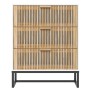 Credenza Bianca 60x30x75 cm in Legno Multistrato