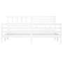 Giroletto Bianco in Legno Massello 200x200 cm