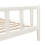 Giroletto Bianco in Legno Massello 120x200 cm