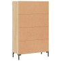 Credenza Rovere Sonoma 69,5x31x115 cm in Legno Multistrato