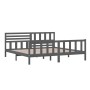 Giroletto Grigio in Legno Massello 200x200 cm