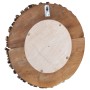 Specchio da Parete 40 cm in Legno di Teak Rotondo