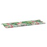 Cuscino Panca Giardino Multicolore 150x50x3cm in Tessuto Oxford