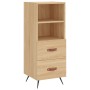 Credenza Rovere Sonoma 34,5x34x90 cm in Legno Multistrato