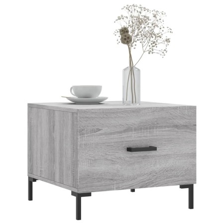 Tavolini Salotto 2pz Grigio Sonoma 50x50x40cm Legno Multistrato