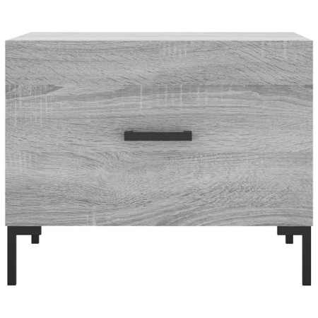 Tavolini Salotto 2pz Grigio Sonoma 50x50x40cm Legno Multistrato