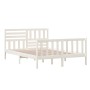 Giroletto Bianco in Legno Massello 140x200 cm