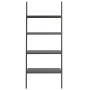 Scaffale Pendente a 4 Livelli Nero 64x34x150,5 cm