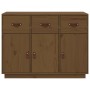 Credenza Miele 100x40x75 cm in Legno Massello di Pino