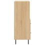 Credenza Rovere Sonoma 34,5x34x90 cm in Legno Multistrato