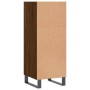 Credenza Rovere Marrone 34,5x32,5x90 cm in Legno Multistrato