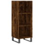 Credenza Rovere Fumo 34,5x32,5x90 cm in Legno Multistrato