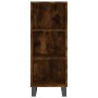 Credenza Rovere Fumo 34,5x32,5x90 cm in Legno Multistrato