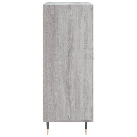 Credenza Grigio Sonoma 69,5x34x90 cm in Legno Multistrato